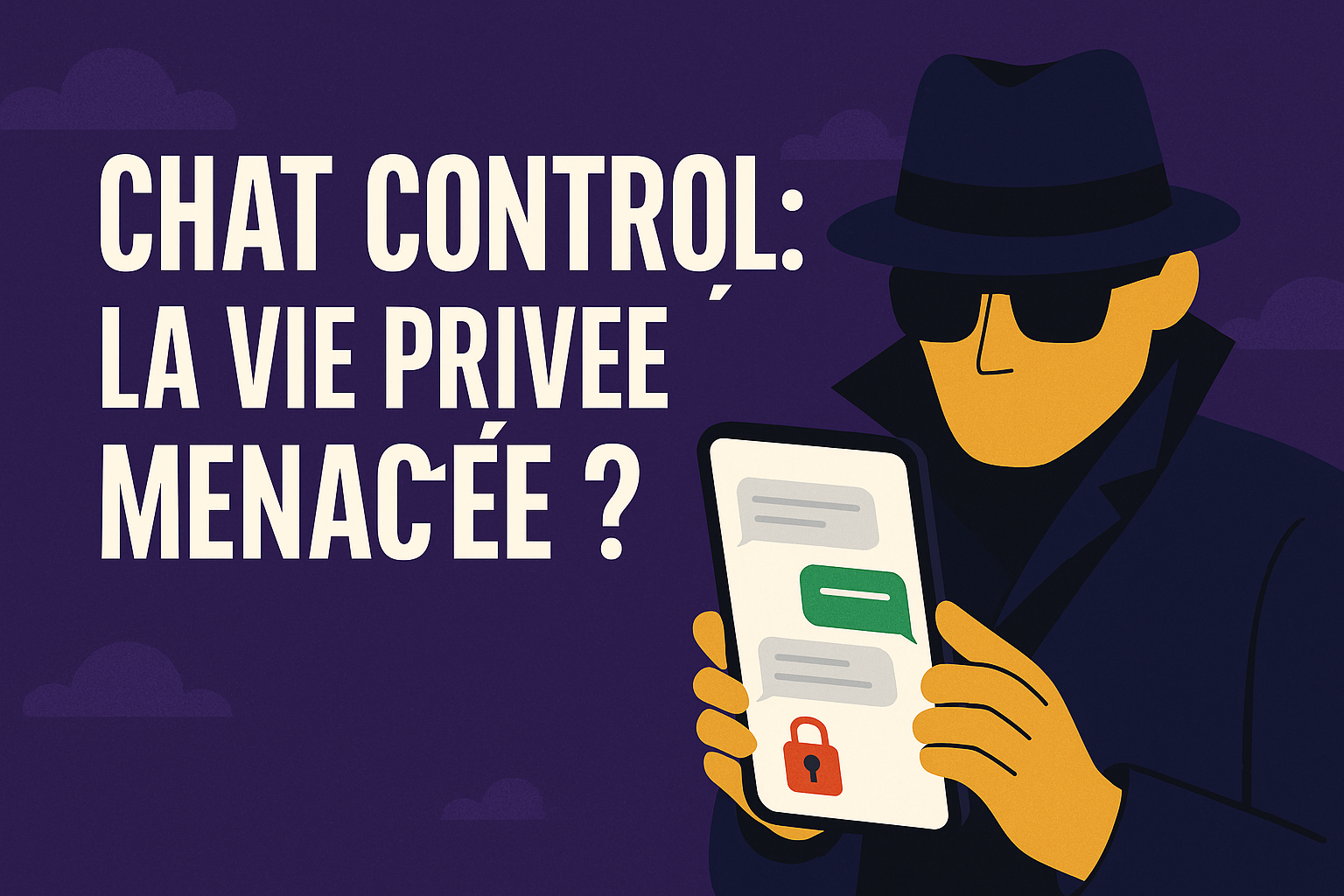 Illustration : Chat Control, la vie privée menacée ?