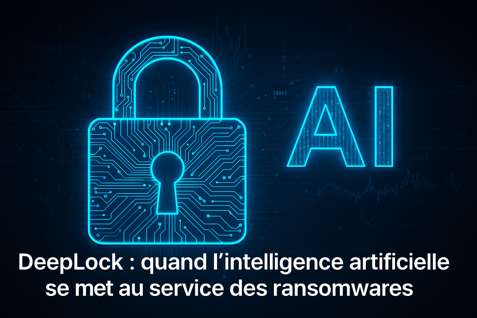 Illustration : DeepLock, quand l'intelligence artificielle se met au service des ransomwares.